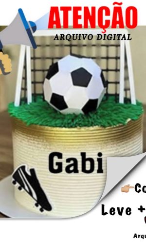 Arquivo Corte Topo de Bolo - Topo de Bolo Futebol