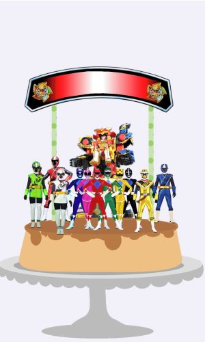 Arquivo Corte - topo power Ranger -STUDIO