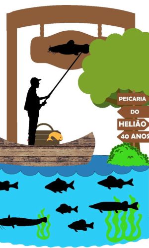 Kit c/ 5 arquivos de corte 03-PESCADOR TOPO DE BOLO CAMADAS