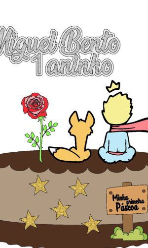 Kit com 5 arquivos de corte 07-PEQUENO PRINCIPE TOPO CAMADAS