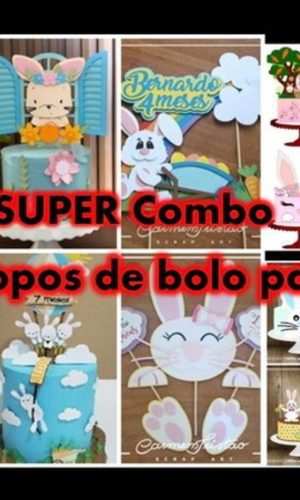 Arquivo de corte 165 Topo de Bolo Páscoa Camadas STUDIO