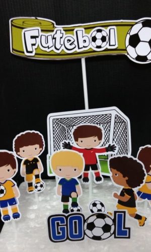 Arquivo de Corte Arte Topo p/ Bolo Futebol