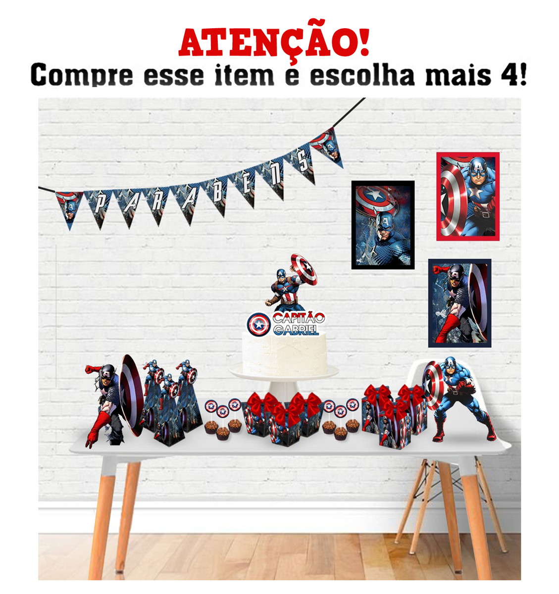 Arquivo de corte Capitão America e Pdf
