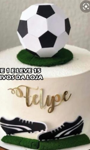 Arquivo de Corte - Bola de Futebol 3d