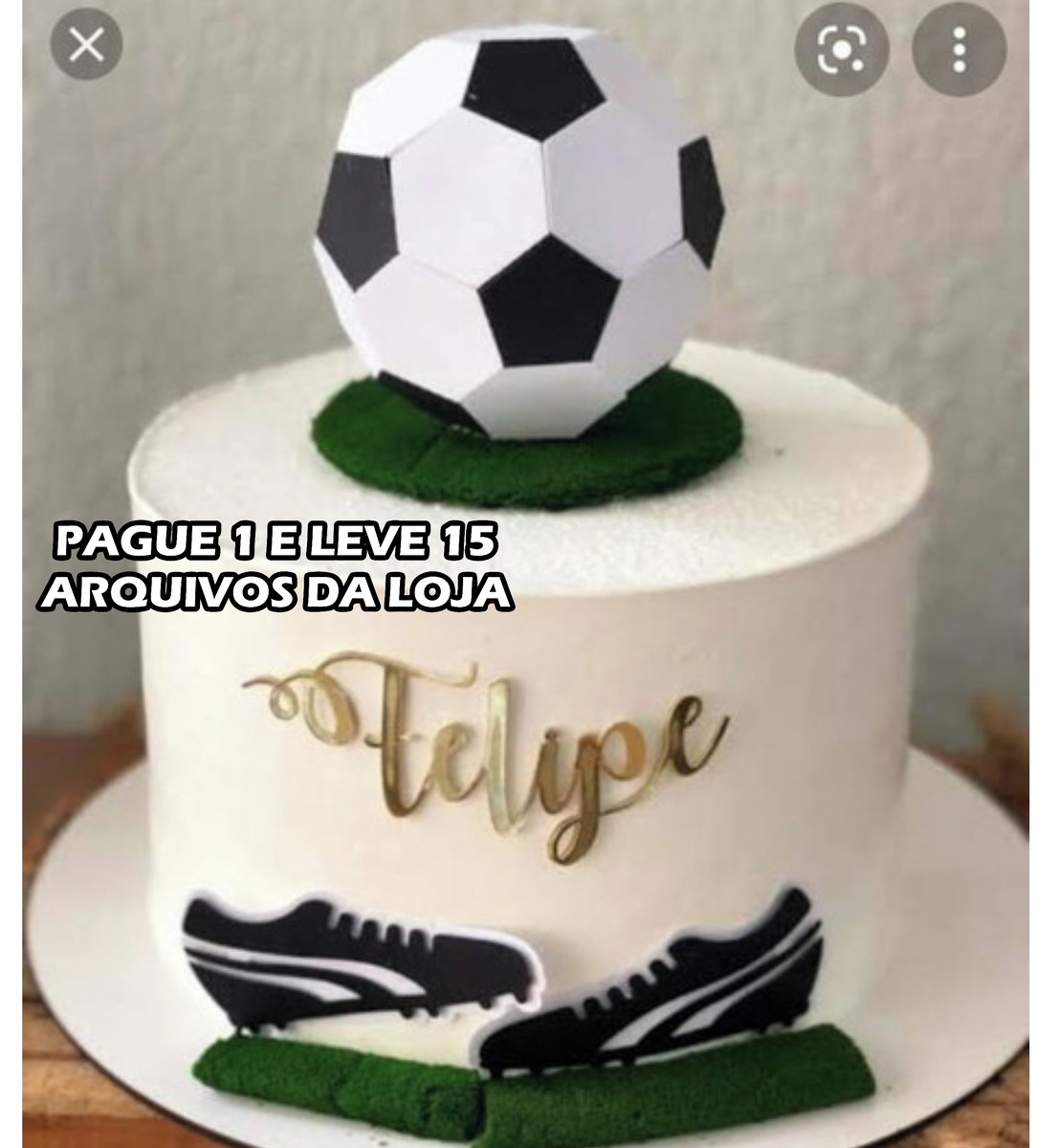 Arquivo de Corte - Bola de Futebol 3d