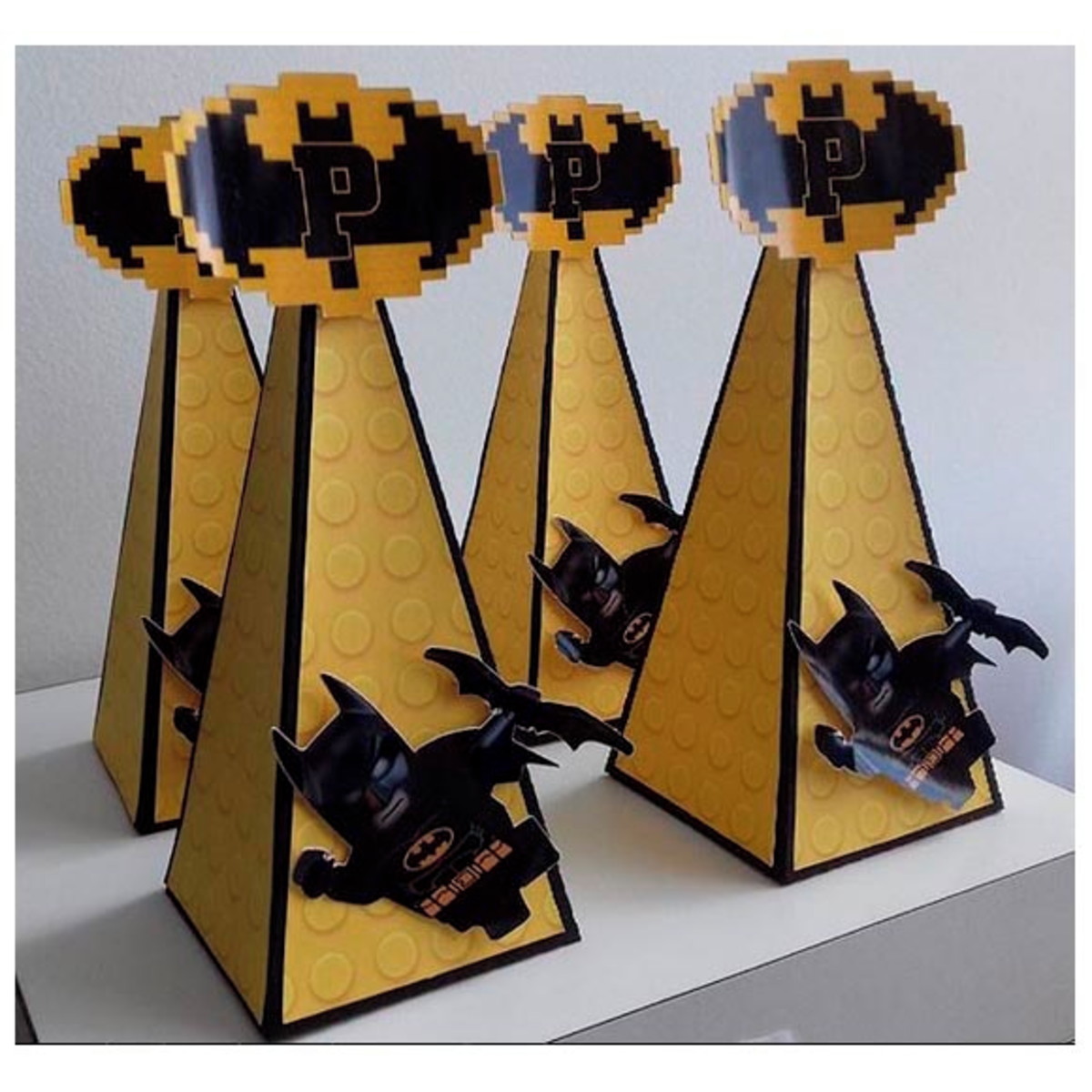 Arquivo de Corte Digital Topo de Bolo Batman Lego e Cone - Imagem 2