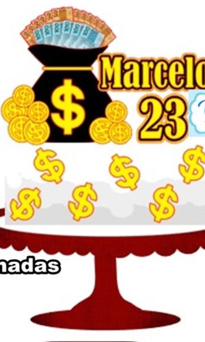 Arquivo de corte digital Topo de Bolo Dinheiro Money
