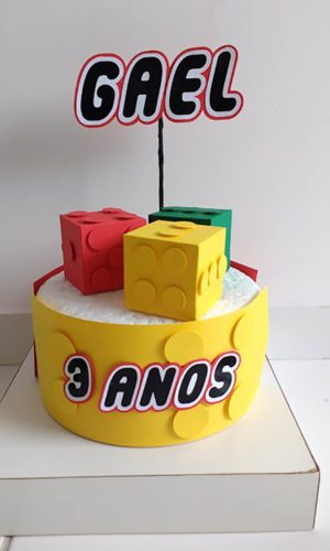 Arquivo de Corte Digital Topo de Bolo Lego Normal + brindes