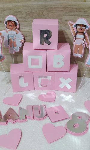 Arquivo de Corte Digital Topo Roblox Menina