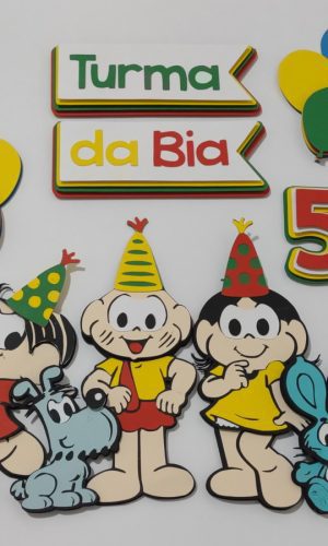 Arquivo De Corte Em Camadas Topo Bolo Turma Da Mônica