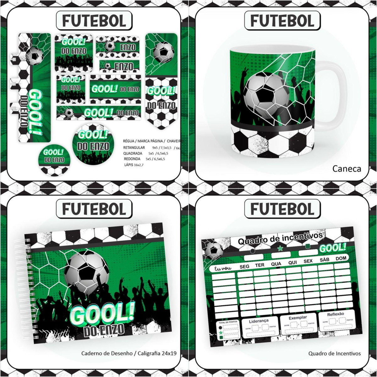 Arquivo de Corte Etiqueta Futebol pdf Png