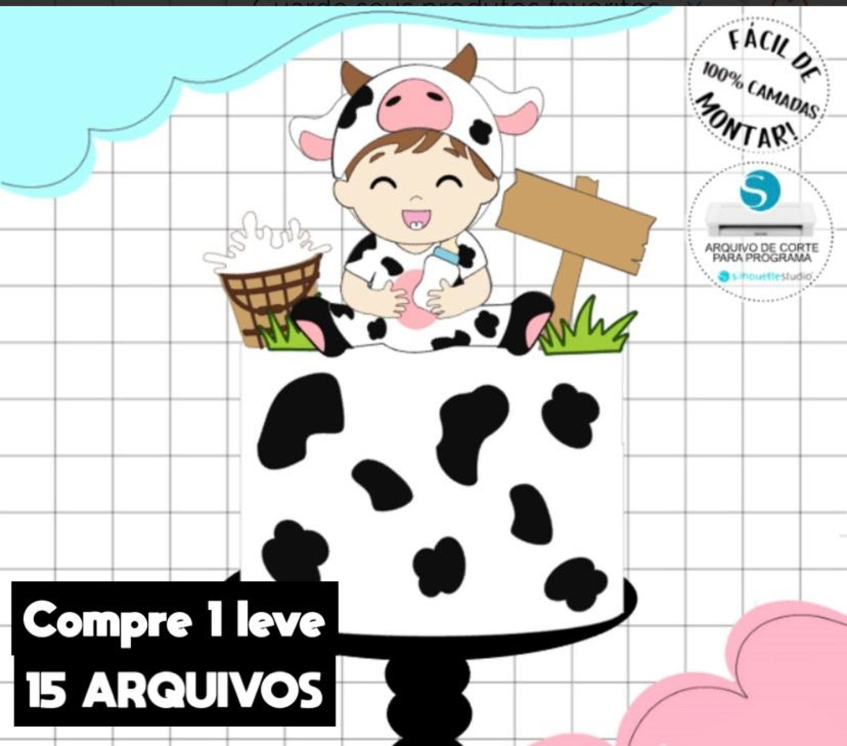 Arquivo de Corte- Eu Amo Têtê Menino