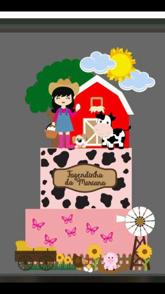 Arquivo de Corte Fazendinha Menina