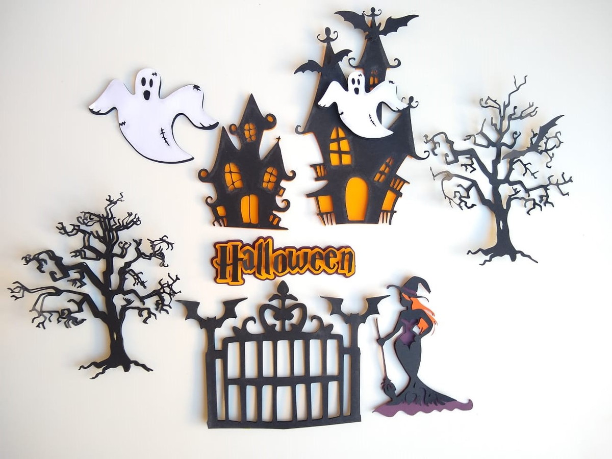 Arquivo Halloween Topo de Bolo em Camada Ganhe +3 Produtos - Imagem 2