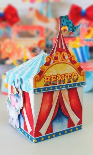 Arquivo de Corte Kit Papelaria Circo Aquarelado