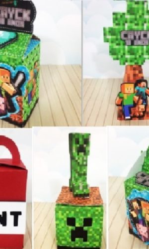 Arquivo de Corte Minecraft 02 - Studio e pdf