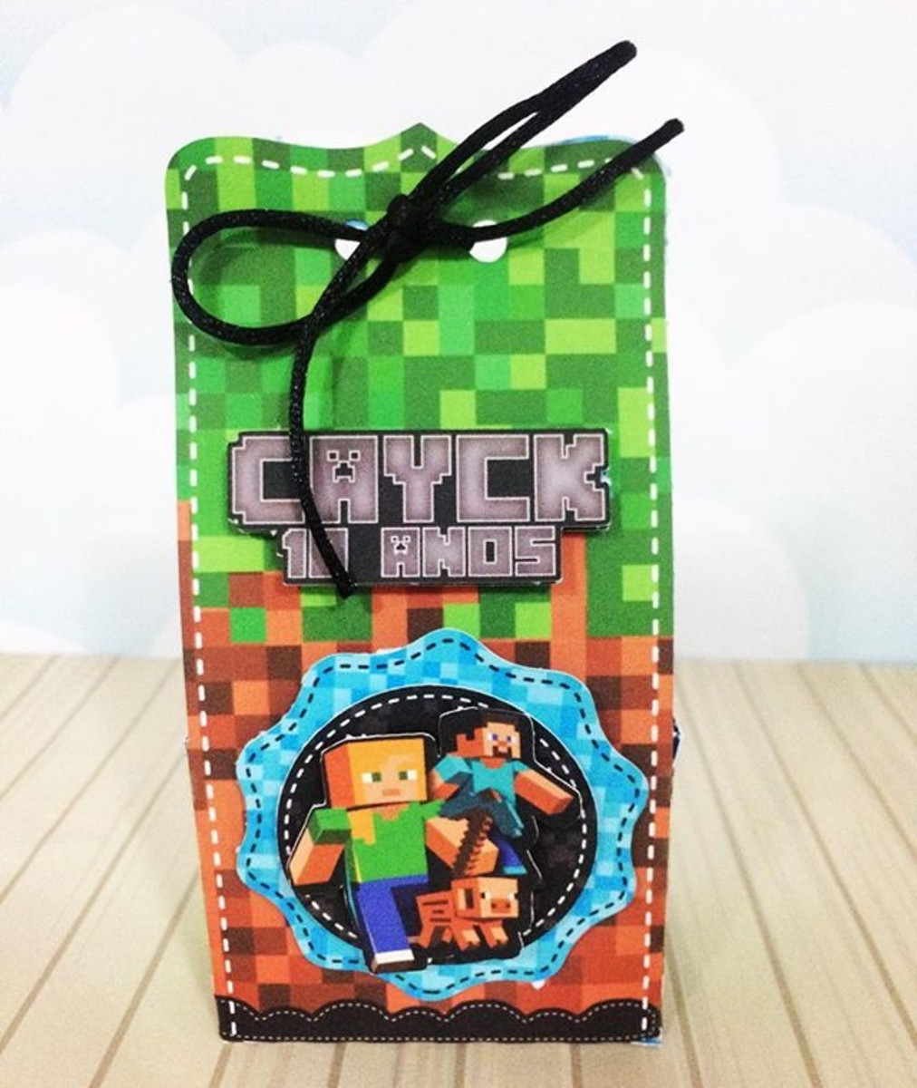Arquivo de Corte Minecraft 02 - Studio e pdf - Imagem 2