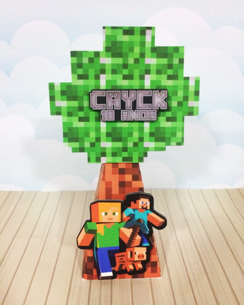 Arquivo de Corte Minecraft 02 - Studio e pdf - Imagem 3