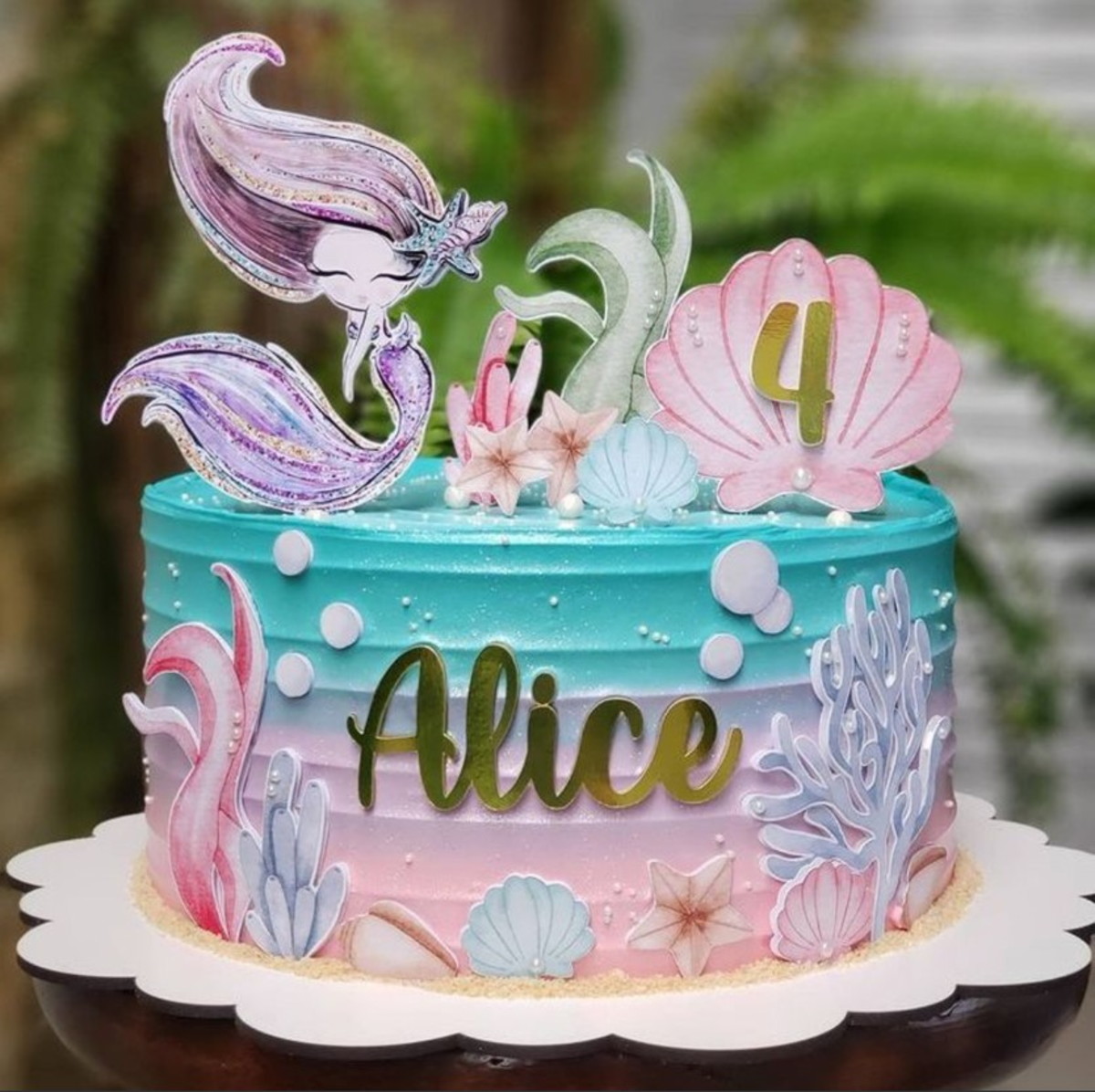 Arquivo de Corte: Sereia Aquarela 2