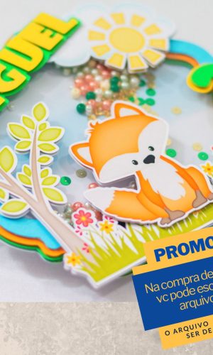 Arquivo De Corte Shaker Topo De Bolo Raposinha