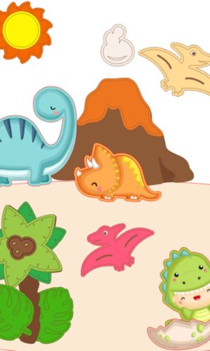 Arquivo de Corte - Topo de Bolo Dinossauro 4