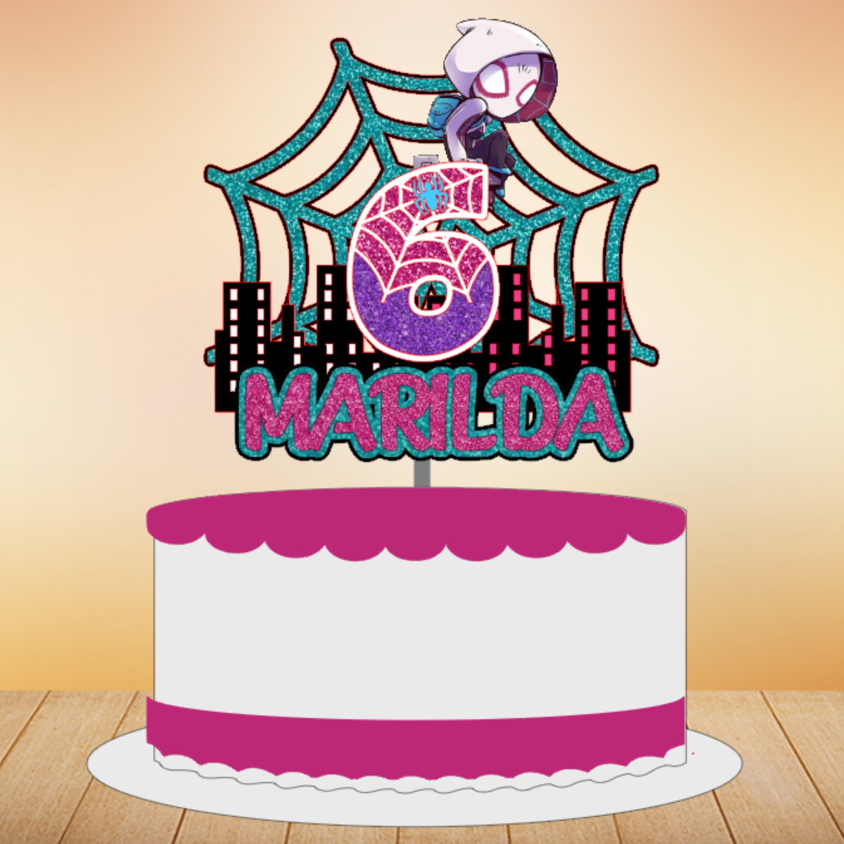 Arquivo de Corte Spider Gwen, Menina Aranha