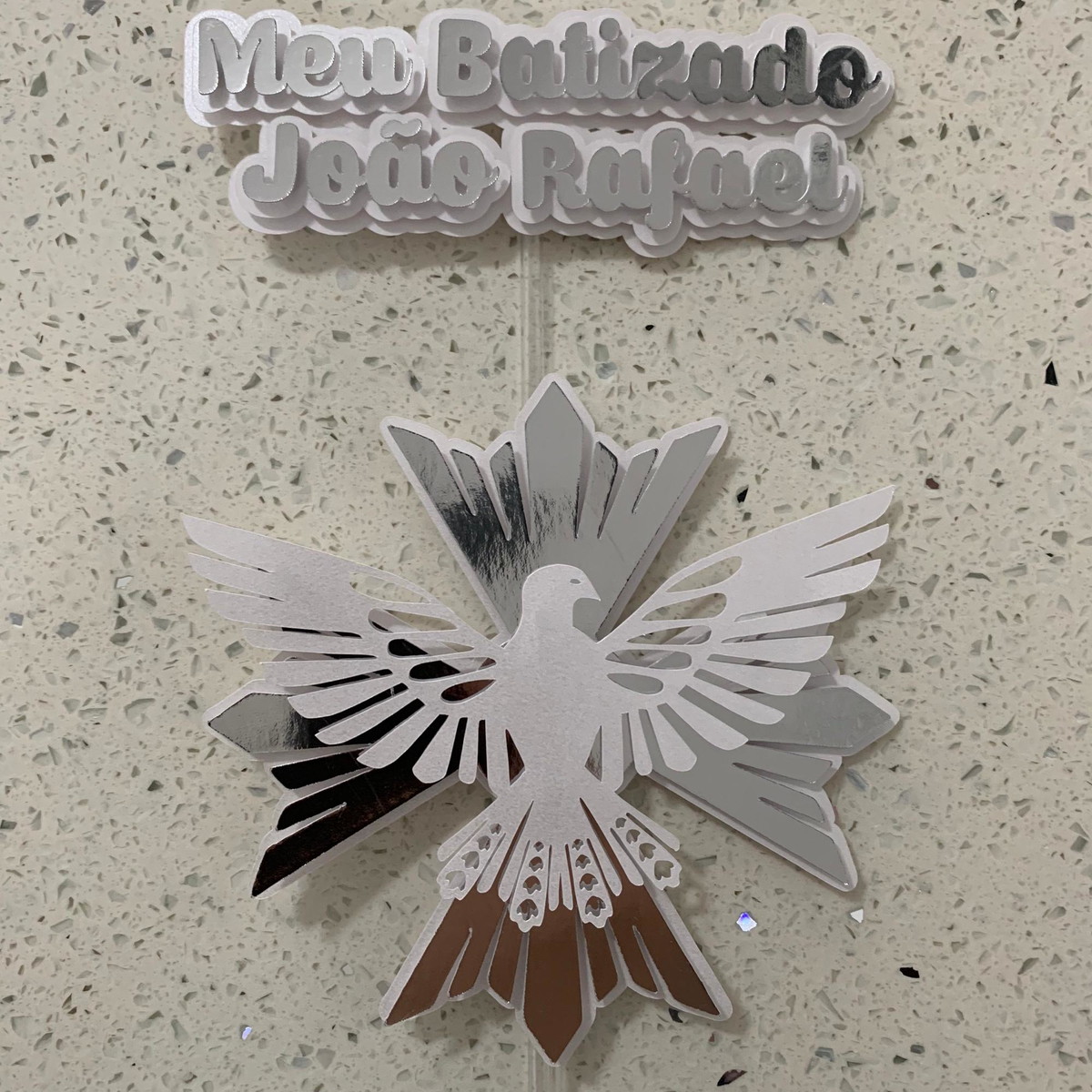 Arquivo de Corte Topo Batizado Divink