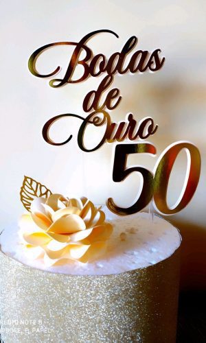 Arquivo de corte topo bodas de ouro+brinde
