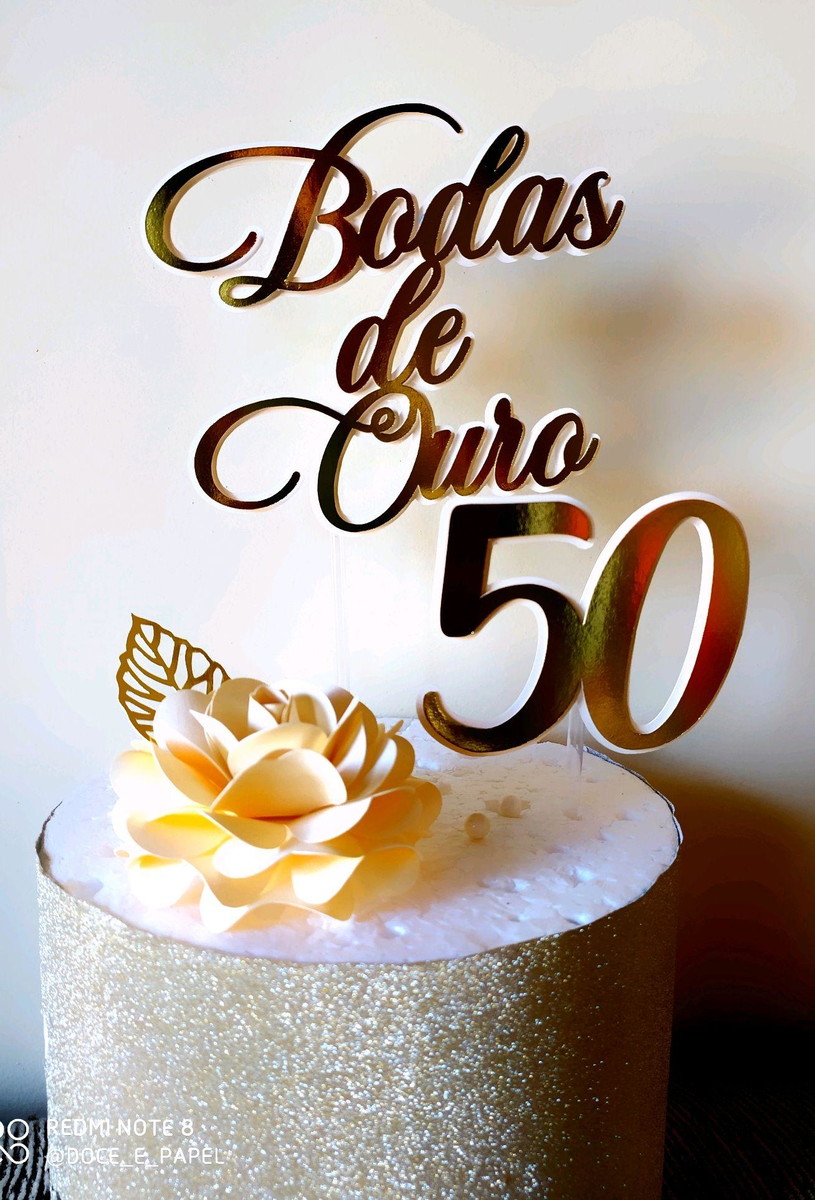Arquivo de corte topo bodas de ouro+brinde