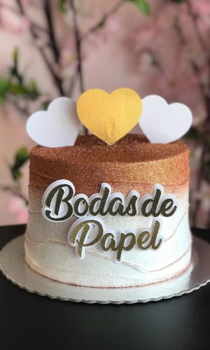 Arquivo de Corte - Topo Bodas de Papel 3d