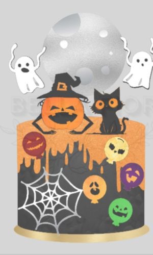 Arquivo de Corte Topo Bolo Halloween Cute - Bella Fiori