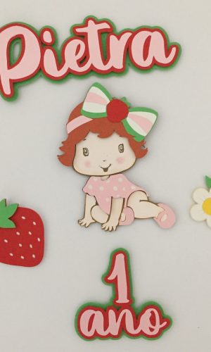 Arquivo de corte topo bolo moranguinho baby
