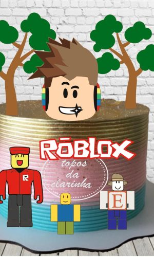 Arquivo de Corte Topo Bolo Roblox Camada