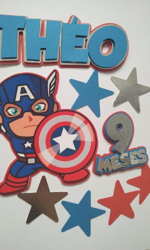 Arquivo De Corte Topo Capitão América Cut