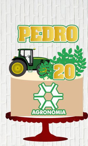 Arquivo de Corte Topo de Bolo Agronomia Trator