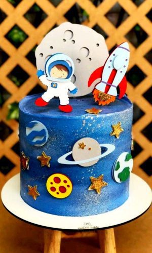 Arquivo de Corte Topo de Bolo Astronauta