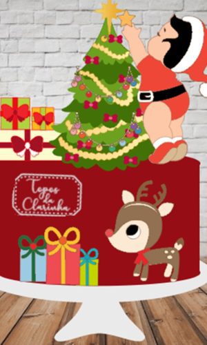 Arquivo de Corte topo de bolo baby natal em camadas