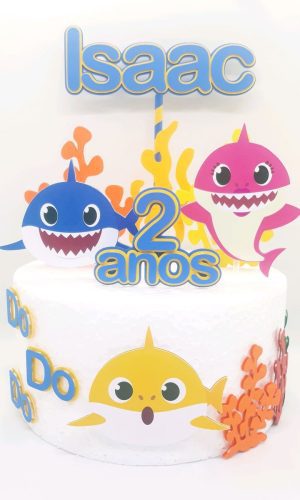 Arquivo De Corte Topo De Bolo Baby Shark