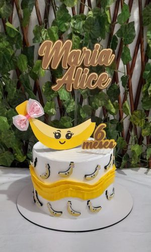 Arquivo de Corte Topo de Bolo Banana