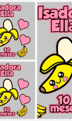 ARQUIVO DE CORTE TOPO DE BOLO - BANANA