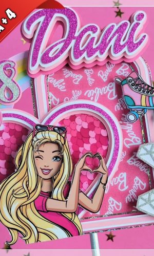 Arquivo de Corte Topo de Bolo Barbie