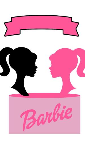 Arquivo de corte Topo de bolo Barbie 04