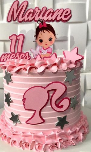 Arquivo de Corte Topo de Bolo Barbie Bebê