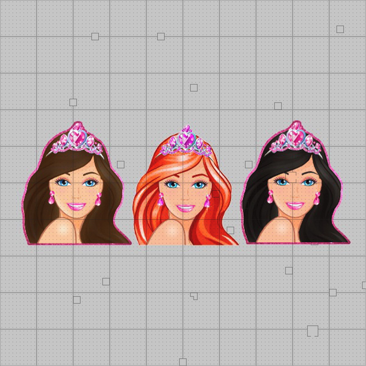 Arquivo de Corte Topo de Bolo Barbie Morena-ganhe +3 Produto - Imagem 2