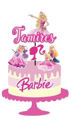 Arquivo de Corte Topo de Bolo Barbie