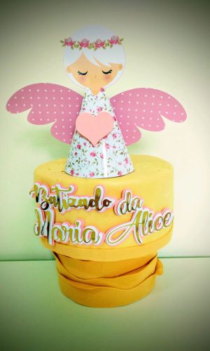 Arquivo de Corte Topo de Bolo Batizado 5
