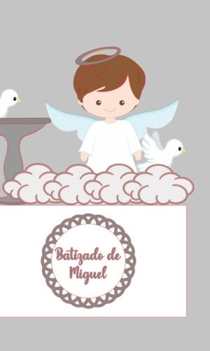 Arquivo de Corte Topo de Bolo Batizado