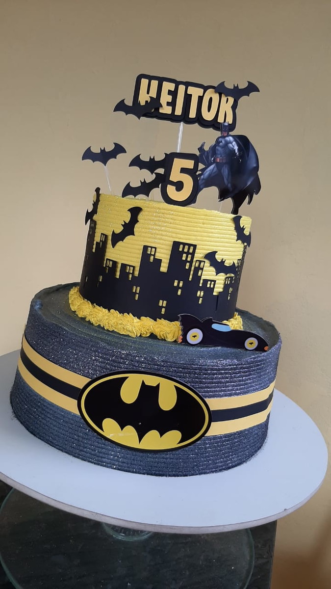Arquivo de corte topo de bolo batman