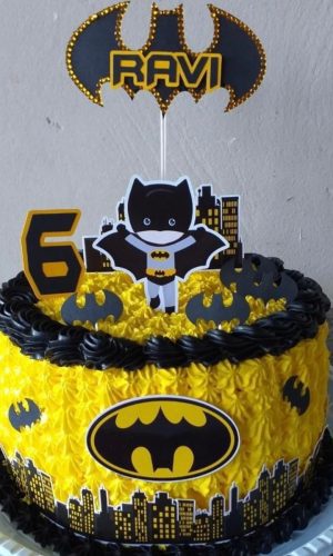 Arquivo de corte topo de bolo Batman