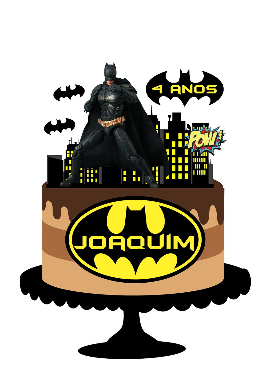 Arquivo de Corte Topo de Bolo Batman